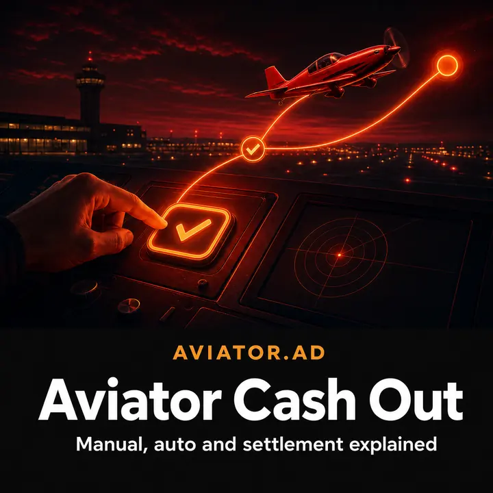 Aviator Cash Out manual and automatic settlement illustration