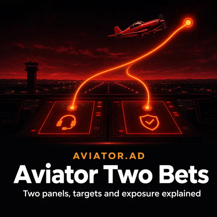 Aviator Two Bets panels and combined exposure illustration